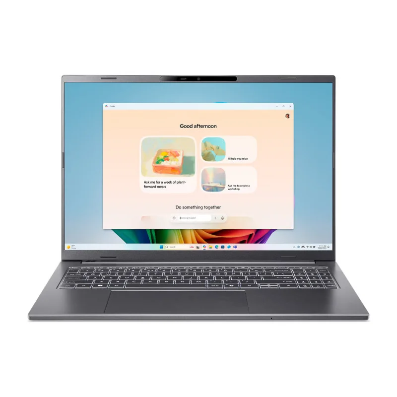 NOTEBOOK (โน้ตบุ๊ค) ACER ASPIRE 16 AI A16-61MT-R7MF (STEEL GREY) (2Y)