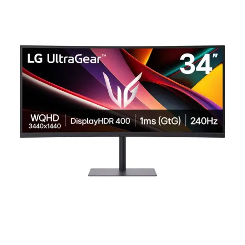 MONITOR(จอมอนิเตอร์) LG ULTRAGEAR G6 34G630A-B - 34 VA WQHD 2K CURVE 240Hz(3Y)