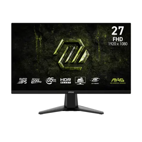 MONITOR (จอมอนิเตอร์) MSI MAG 275F E20 - 27 RAPID IPS FHD 200Hz (3Y)