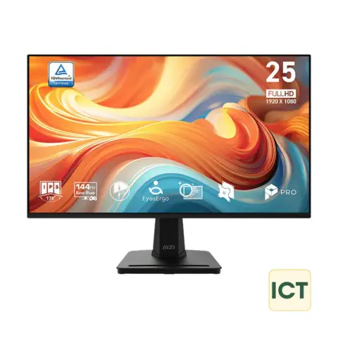 MONITOR (จอมอนิเตอร์) MSI PRO MP251-E14L - 24.5 IPS FHD 144Hz (3Y)