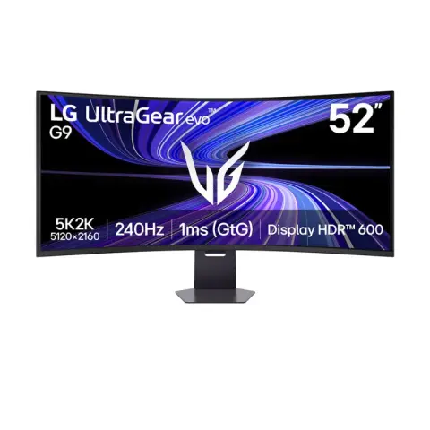 MONITOR (จอมอนิเตอร์) LG ULTRAGEAR EVO G9 52G930B-B - 52 VA 5K2K CURVED 240Hz (3Y)