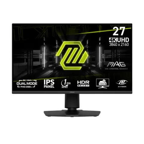 MONITOR (จอมอนิเตอร์) MSI MAG 275UPD E14 - 27 IPS 4K 144Hz/FHD 288Hz (3Y)
