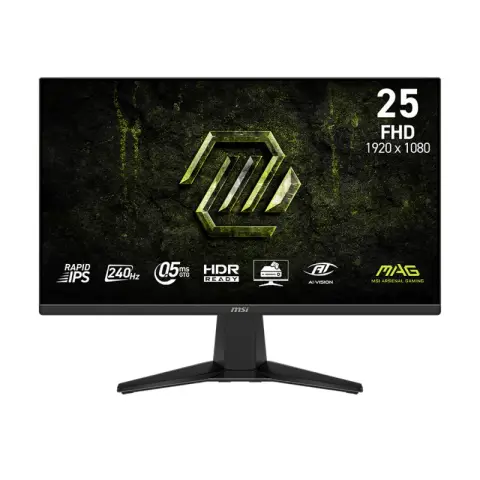 MONITOR (จอมอนิเตอร์) MSI MAG 255F X24 - 24.5 RAPID IPS FHD 240Hz (3Y)